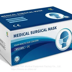 3 Ply Type IIR Medical Surgical Mask (Tie-On) CE Marked and Meets the Requirements of EN14683:2019 Type IIR thumbnail-4