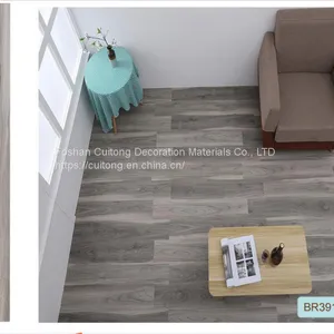 Vinyl Floor SPC Floor Wood Grain Stone Plastic Floor Sheet Plastic Floor Tile thumbnail-3