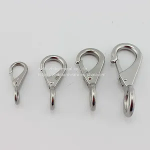 Marine Hardware 304/316 Stainless Steel Fixed Eye Snap Hook thumbnail-1
