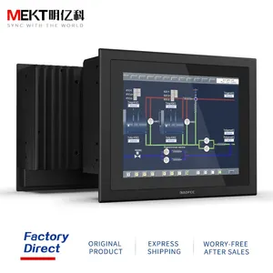 6.4 Inch Capacitive Touch Screen Embedded All-in-One PC HDMI/USB/RS232/485/422 Interface Windows10 /11/Linux Wall Mounted Tablet thumbnail-1