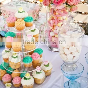 5-tire Acrylic Cupcake Stand Acrylic Cupcake Display Acrylic Cake Stand Quality Choice thumbnail-2