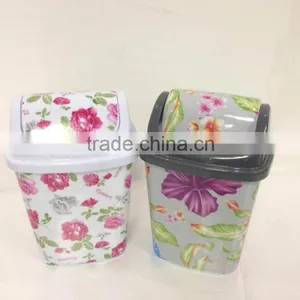 Fashionable European Household Shake Cover Type Garbage Bin thumbnail-1