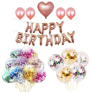Cheap Large 36 Inch Clear Latex Birthday Decorations Gender Reveal Confetti Balloons Balloons Set With Confetti thumbnail-4