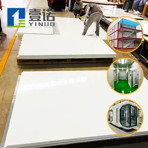 Jakarta Office Building FRP Partition Panel Fire-Retardant Sound Insulation Lightweight Anti-Corrosion Clean Lembaran FRP Panel thumbnail-5
