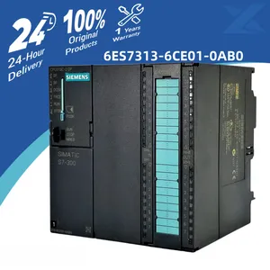 Brand-new, Genuine 6ES7313-6CE01-0AB0 S7-300 CPU313C-2DP Programmable Logic Controller (PLC) Compact Module thumbnail-1