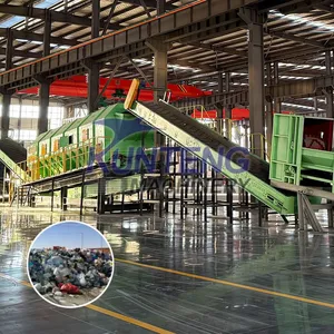 100Tons/day Municipal Solid Waste Rdf Recycling Plant Waste Sorting Factory Equipments EPC thumbnail-1
