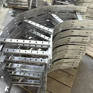 Hot Dip Galvanized Perforated Cable Tray, 2.0mm Thickness, 600mm Width, 450kg/m Capacity, Industrial Grade thumbnail-3