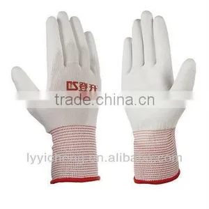 Anti-static Gloves Grey PU Coated Gloves With 13Gauge Nylon Liner PU Gloves thumbnail-5