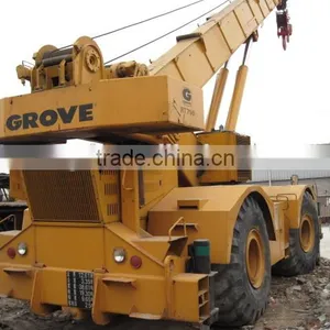 Shanghai Used Condition Grove 50t Rough Terrain Crane for Sale in Shanghai for Sale With Good Condition and High Quality thumbnail-3