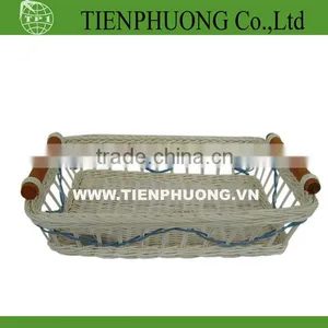 Rattan Bread Basket With Nice Handle thumbnail-1
