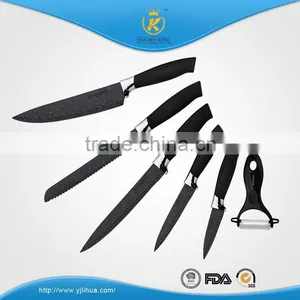 KITCHEN KING Non-stick Color Coating Knife Set With Copper Color Acrylic Stand thumbnail-5