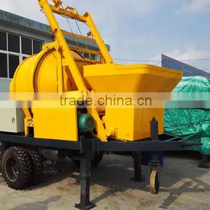 Diesel Engine Portable Concrete Mixer and Pump, Concrete Mixer With Pump With High Quality and Low Price thumbnail-1