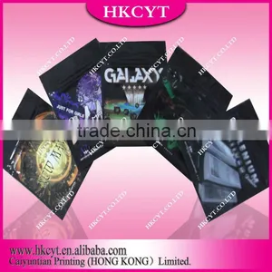 Color Aluminum Foil Plastic Herbal Incense Bag With Zipper/cigar Bag With Zipolock thumbnail-1
