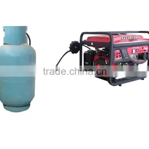 Small Natural Gas Generator Key Start Portable With Wheel Kit 5kw thumbnail-1