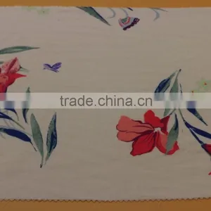 THE BEAUTIFUL DIGITAL PRINTING FABRIC VISCOSE AND RAYON PRINTING CREPE FABRIC 120D*26S FLOWER Most Popular thumbnail-4