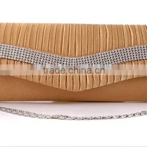 Hot Sale Korea Rhinestone Evening Bag Shoulder Bag With Chain thumbnail-5