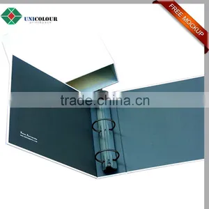 Office Stationery Customized Cardboard Black Paper File Folder With Slipcase thumbnail-2
