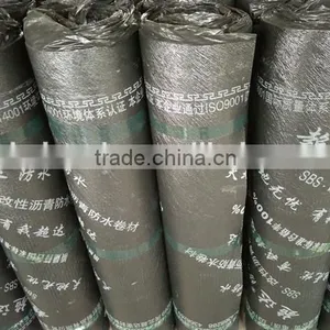 Hot Sales Cheap 2/3/4mm SBS Bitumen Waterproof Membrane, Roll Building Roof Asphalt Material / Aluminum Foil Sheet thumbnail-1