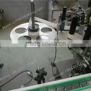 28 Shanghai Manufacturer High Efficiency Glass/ Plastic Round Bottle Labeling Machine thumbnail-5