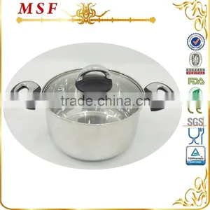 Convenient Bakelite Handle Stainless Steel Cookware Hot Pot thumbnail-1