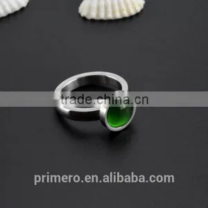 Natural Tiger Eye Stainless Steel Opal Stone Finger Ring Women Ring Bijoux Fashion thumbnail-4