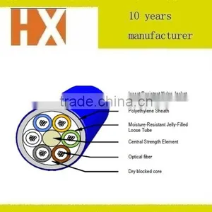 4 Core GYFTY Nylon Fibre Optic Cable thumbnail-1