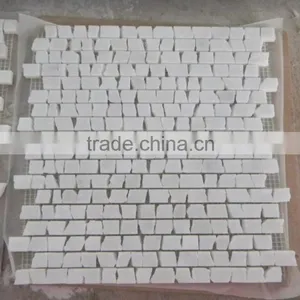 Hot Eastern White Marble Mosaic (HMM-072) on Sales thumbnail-5