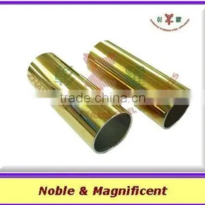 Stainless Steel Sections Tube With Golden Finish thumbnail-1