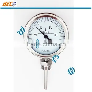 Factory Price Painted Steel Industrial Thermometer Bimetal Thermometer thumbnail-3