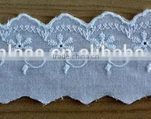 Durable Professional Designer Cotton Lace Trim Embroidery thumbnail-1
