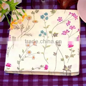 Floral Luncheo/Dinner Napkins Spring Flower Design Vintage Paper Napkins Serviettes 20 Count for Weeding Dinner Party thumbnail-1