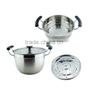Good Quality Stainless Steel 3 Tier Food Steamer Cooker thumbnail-3