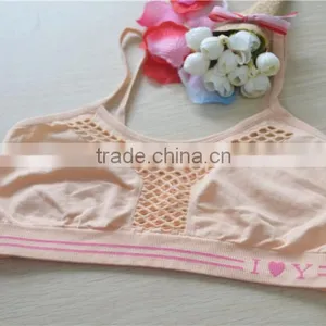 Pep Bodyline Seamless Girls Cami Crop Top Sport Bra Young Underwear thumbnail-1