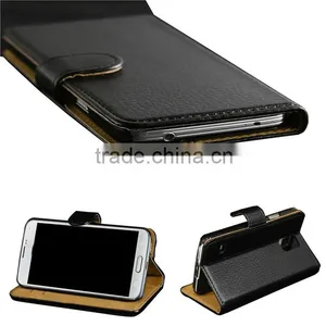 Genuine Real Leather Wallet Stand Mobile Phone Case Cover for Apple IPhone SE thumbnail-2