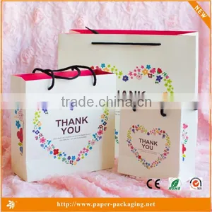 White Color Lovely Heart White Foldable Shopping Bag thumbnail-1