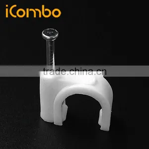 12mm Exterior Double Multipurpose Cable Screw Organizer Clips thumbnail-1