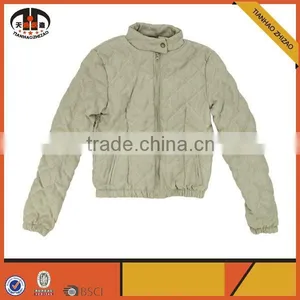Fashion White Lady Coat Women Winter Jacket With Zip Closure thumbnail-1