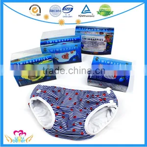Waterproof Swim Diapers Cloth Infant Swim Diaper Nappies thumbnail-1