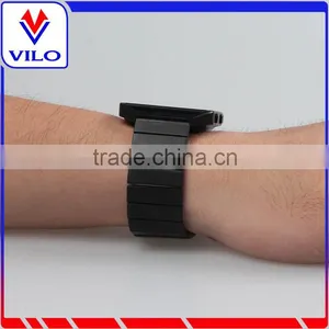 Stainless Steel Bracelet Strap Bands With Metal Frame Housing for Fitbit Blaze Smart Fitness Watch thumbnail-6