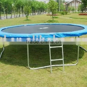 8FT Entertaining Trampoline Without Safety Enclosure thumbnail-1