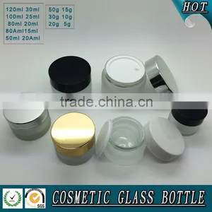 Frosted Cosmetic Glass Bottle and Cosmetic Glass Cream Jar thumbnail-5