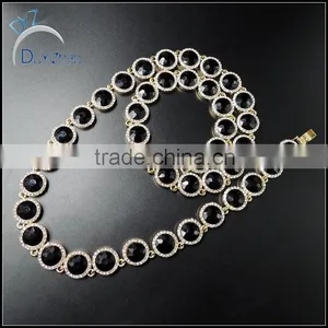 Factory Fashion High Quality Hip Hop Ruby Necklace thumbnail-1