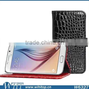 Hot New Products for Samsung Galaxy S6 Flip Leather Case,Wallet Case With Stand for S6 thumbnail-2