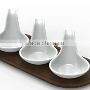 New Style Fashion Wholesale Dinner Set 3 Pcs Snack Plate Cheap China Plates thumbnail-1