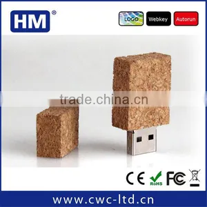 USB Stick Wine Cork With Genuine Capacity Custom Design LOGO thumbnail-1