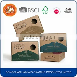 Luxury Custom Design Craft Paper Soap Packaging Box thumbnail-2