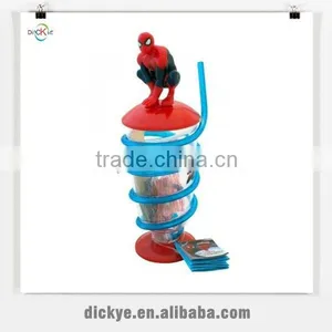 Plastic Cups With Straw and Lid thumbnail-1
