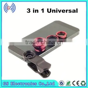 3 in 1 Universal Camera Lens,For Samsung Galaxy S4 Mini Fisheye Lens thumbnail-3