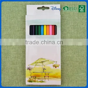 2016 Hot Sale Customized School Hexagonal 7 Inch 12 Colors Pencil Into Paper Box for Art thumbnail-3