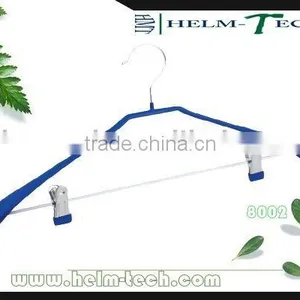 PVC Coated Anti-slip Clothes Hanger With Pegs-8002 thumbnail-1